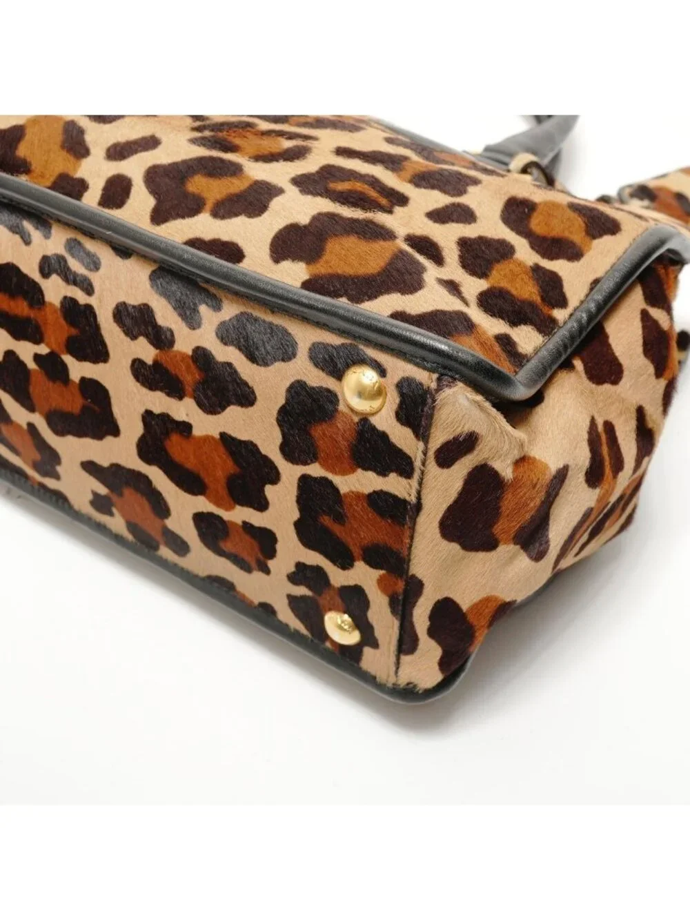 Prada Handbag Calf Hair Brown - Picture 6 of 10